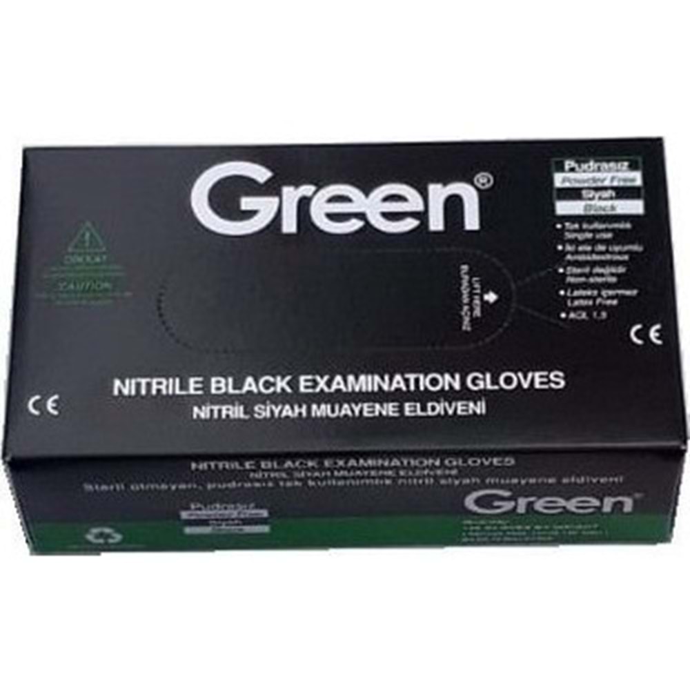 GREEN SİYAH ELDİVEN CERRAHİ LARGE