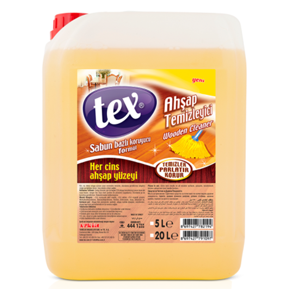 TEX AHŞAP TEMİZLEYİCİ 5.KG
