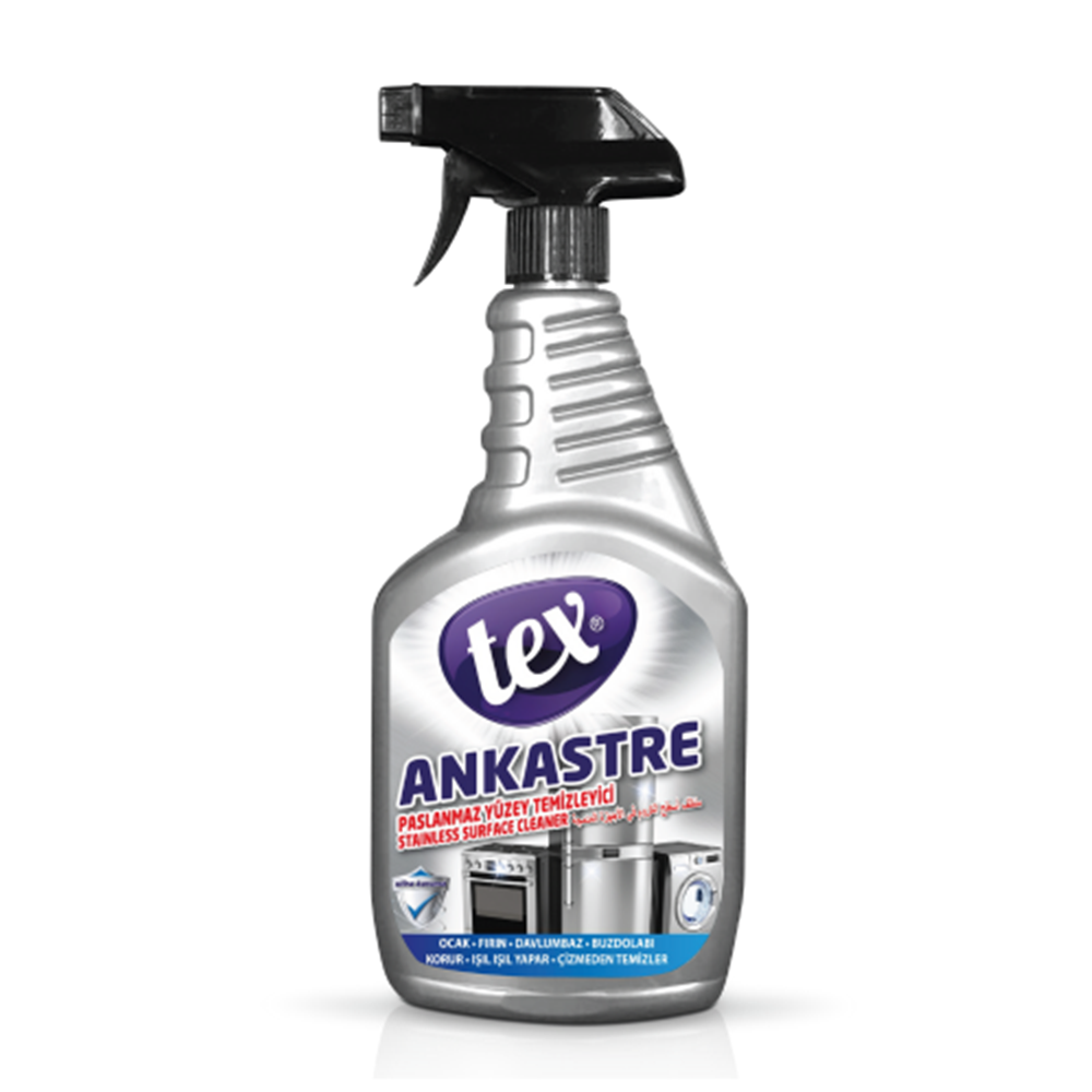 TEX ANKASTRE PASLANMAZ YÜZEY TEMİZLEYİCİ 750 ml