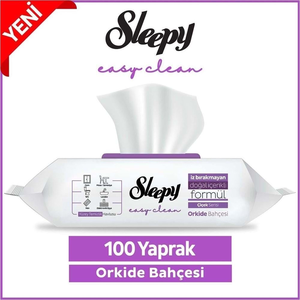 SLEEPY YÜZEY TEMİZLİK ORKİDE BAHÇESİ 100 ADET