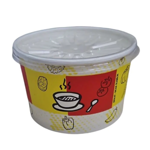 16 OZ EKO KARTON ÇORBA (KASE +KAPAK) 25 ADET