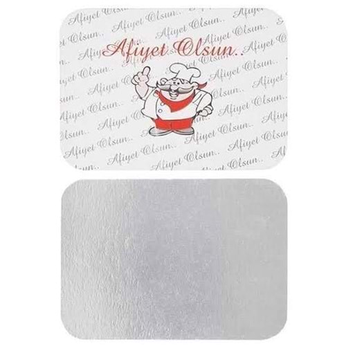 500 GR ALUMİNYUM KAPAK KALIN 100 ADET