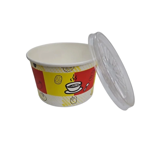 16 OZ EKO KARTON ÇORBA (KASE +KAPAK) 25 ADET