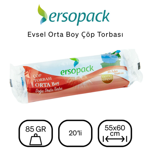 55X60 ORTA BOY ÇÖP TORBASI ERSOPACK