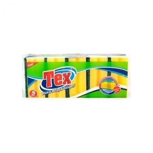 TEX BULAŞIK SÜNGERİ 5 ADET