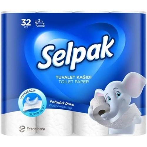 SELPAK TUVALET KAĞIDI 32 ADET