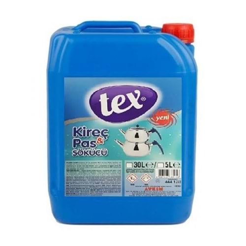 TEX KİREÇ VE PAS ÇÖZÜCÜ 5 KG