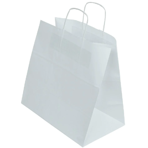 BÜKME SAP BEYAZ KRAFT ÇANTA 33X20X33 250 ADET