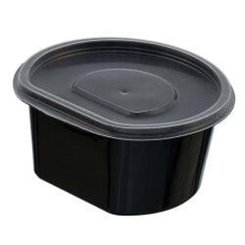 16 OZ STARCUP KULPLU SİYAH ÇORBA (KASE+KAPAK) 50 ADET