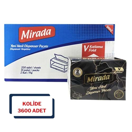 V KATLAMA DİSPANSER PEÇETE 200X18
