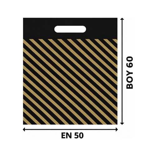 SİYAH NO:5 TAKVİYELİ POŞET 50X60 50 ADET