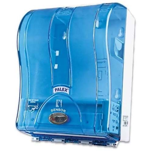 PALEX PRESTİJ OTOMATİK HAVLU DİSPENSERİ ŞEFFAF MAVİ