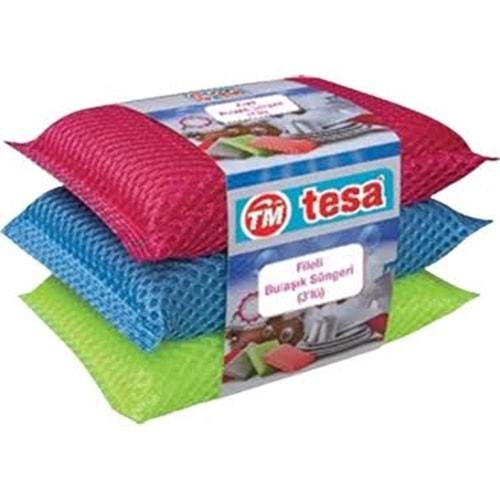 TESA FİLELİ BULAŞIK SÜNGERİ 3 ADET