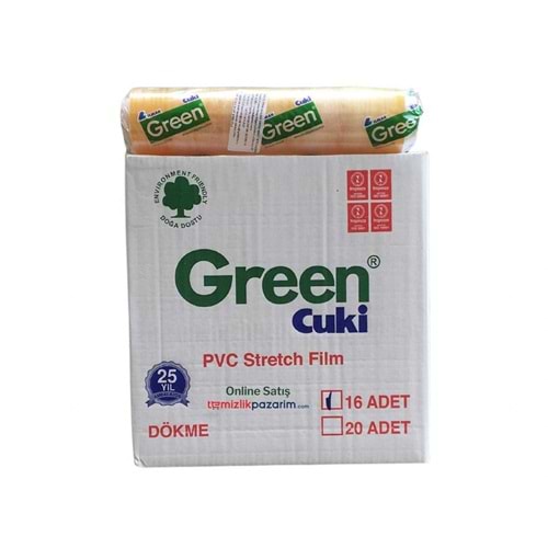 30X200 GREEN STREÇ FİLM 10 MİKRON