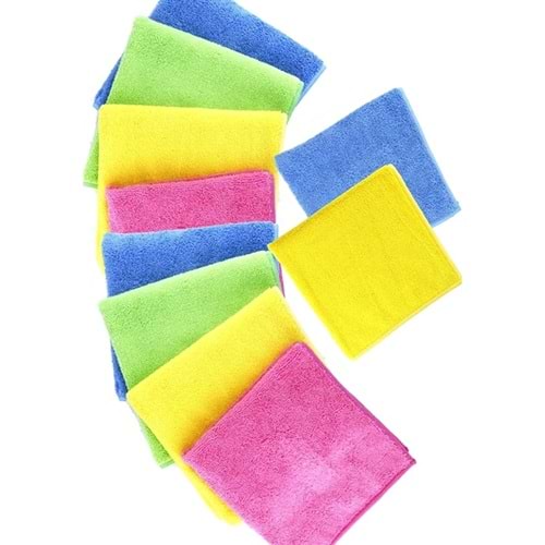 40X40 UNİVERSAL PARLAK TEMİZLİK BEZİ KARTELA 280 GSM