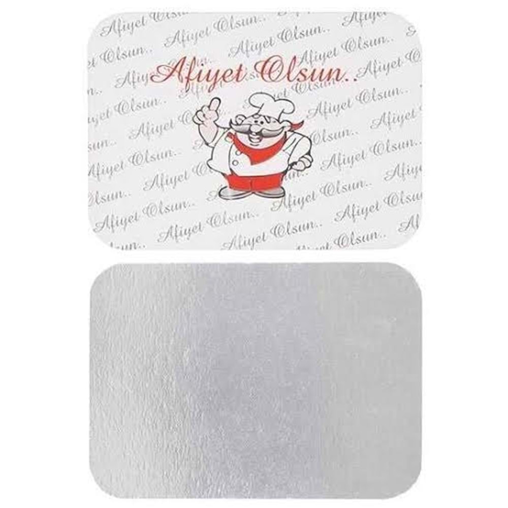 500 GR ALUMİNYUM KAPAK KALIN 100 ADET