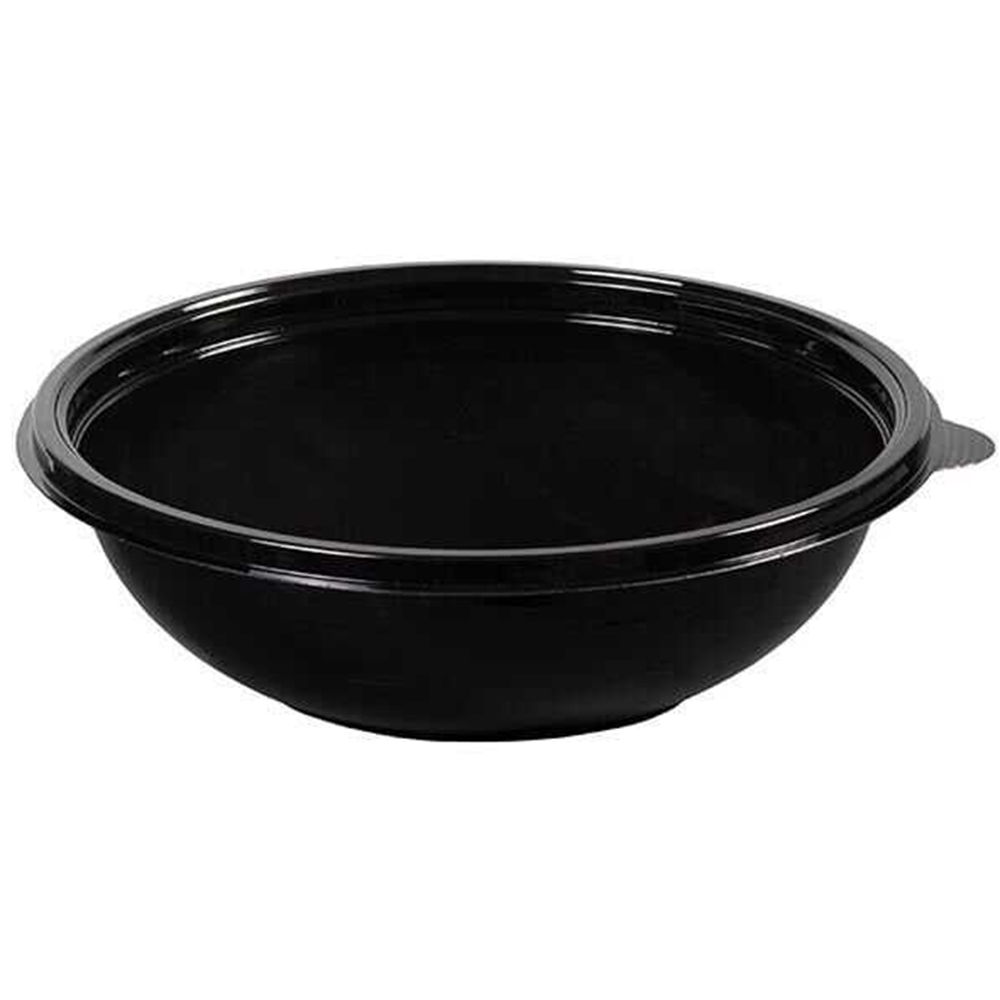 750 GR SALATA KASESİ SİYAH TAKIM 120X121 YUVARLAK 50 ADET