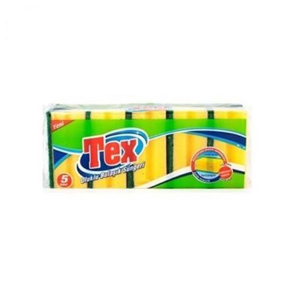 TEX BULAŞIK SÜNGERİ 5 ADET