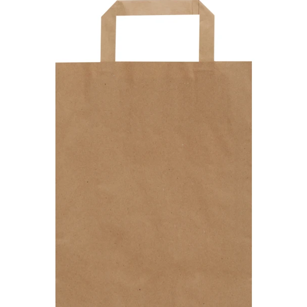 DÜZ SAPLI KRAFT ÇANTA 22X10X27 250 ADET