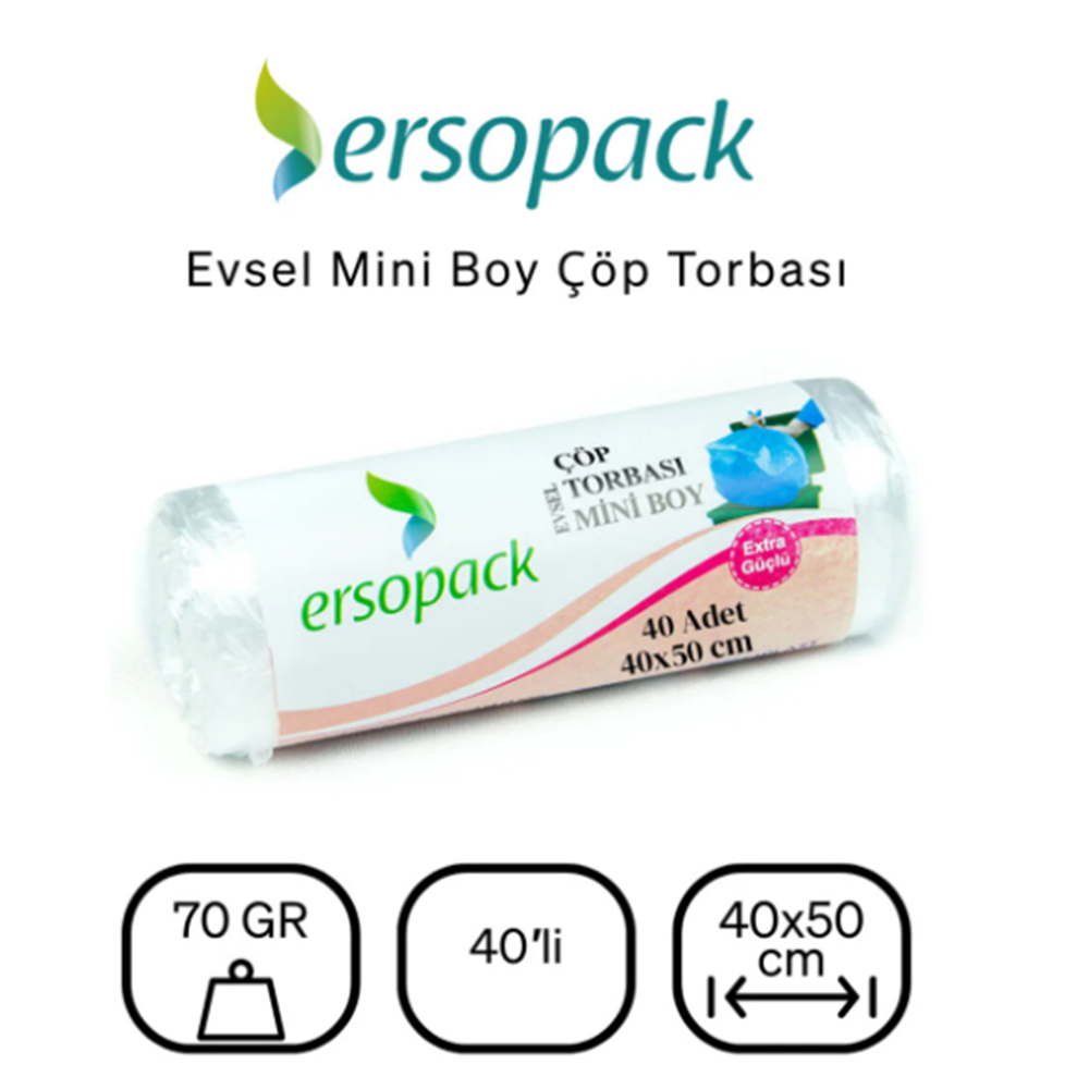 40X50 MİNİ BOY ÇÖP TORBASI ERSOPACK