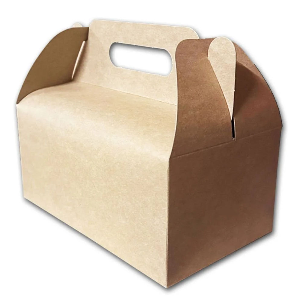 220X130X110 BURGER KUTUSU ÜSTTEN TUTMALI 100 ADET