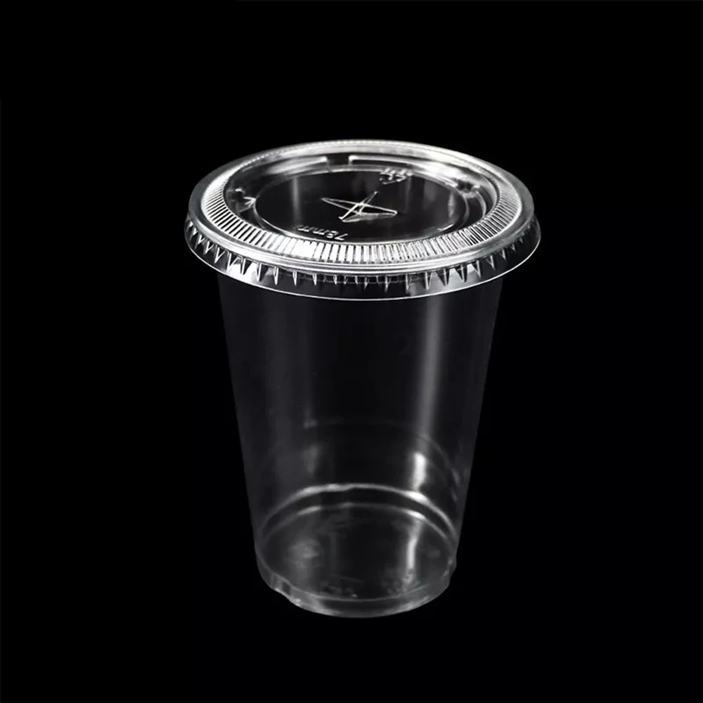 12 -14 OZ DELİKLİ DÜZ PET BARDAK KAPAĞI 350 CC 100 ADET