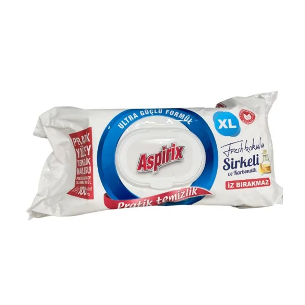 ASPİRİX YÜZEY TEMİZLEYİCİ HAVLU 100 ADET