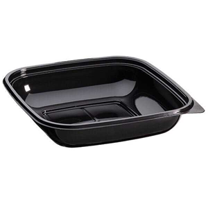 1000 CC KARE SİYAH SALATA PET (KAP + KAPAK) 50 ADET