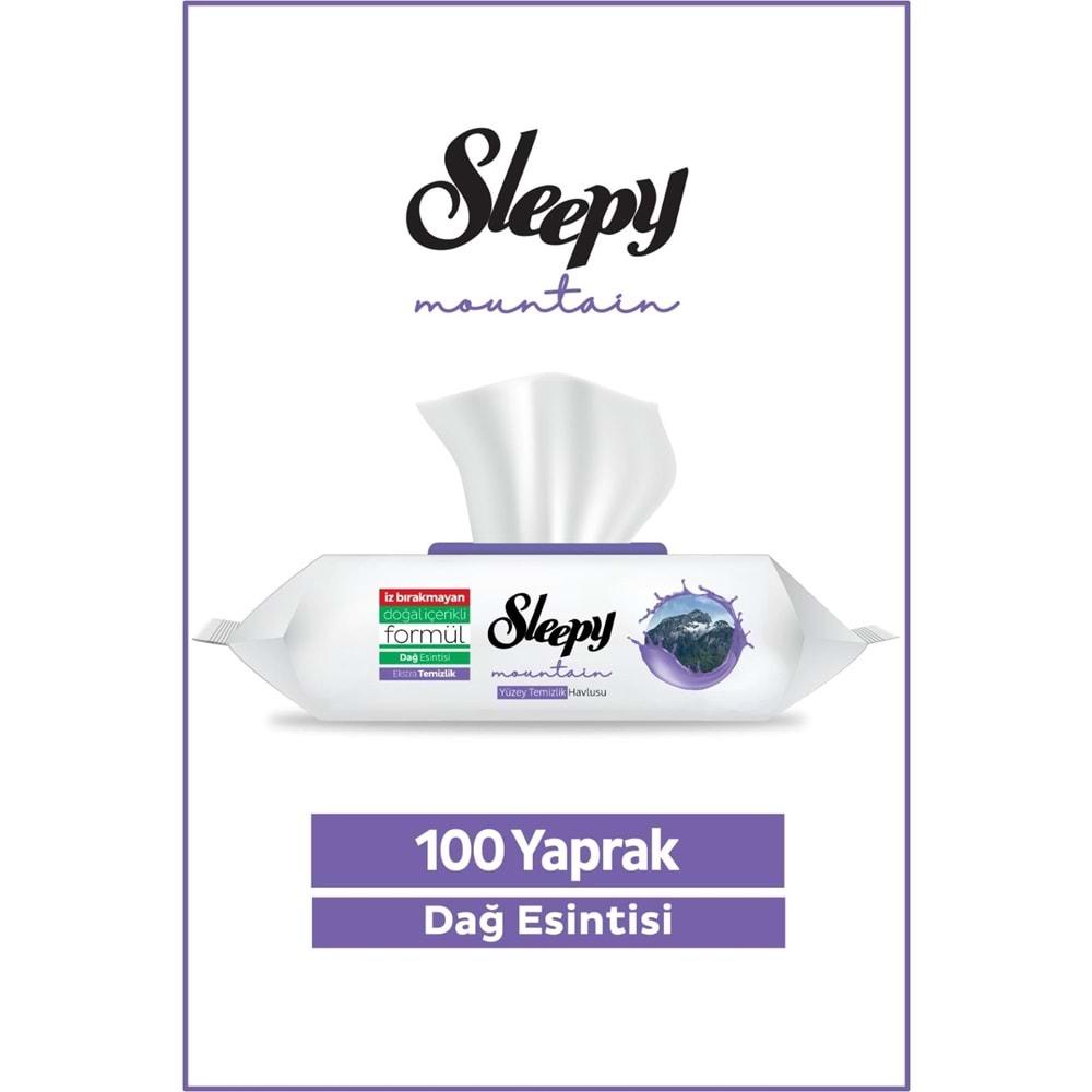 SLEEPY YÜZEY TEMİZLİK DAĞ ESİNTİSİ 100 ADET