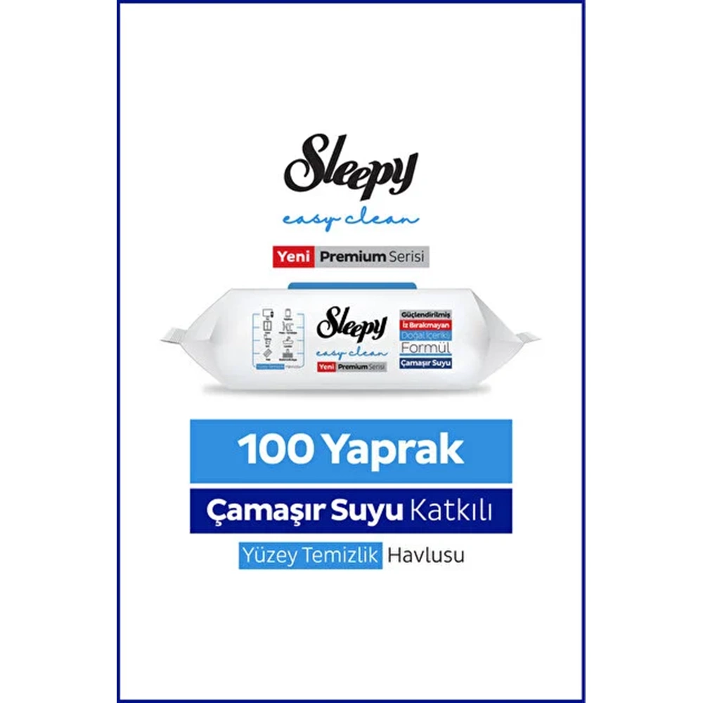 SLEEPY YÜZEY TEMİZLİK ÇAMAŞIR SULU 100 ADET
